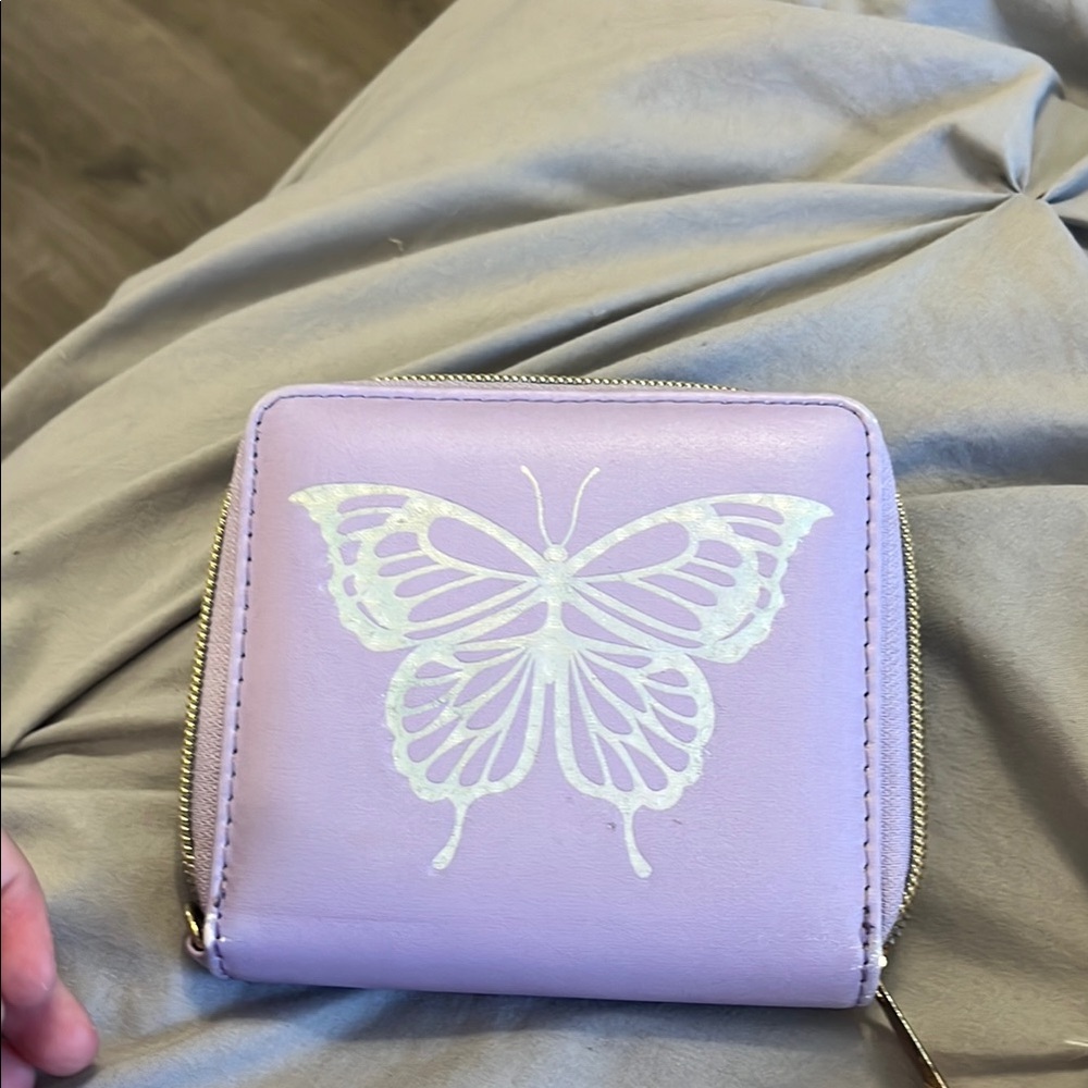 Lavender Butterfly Wallet